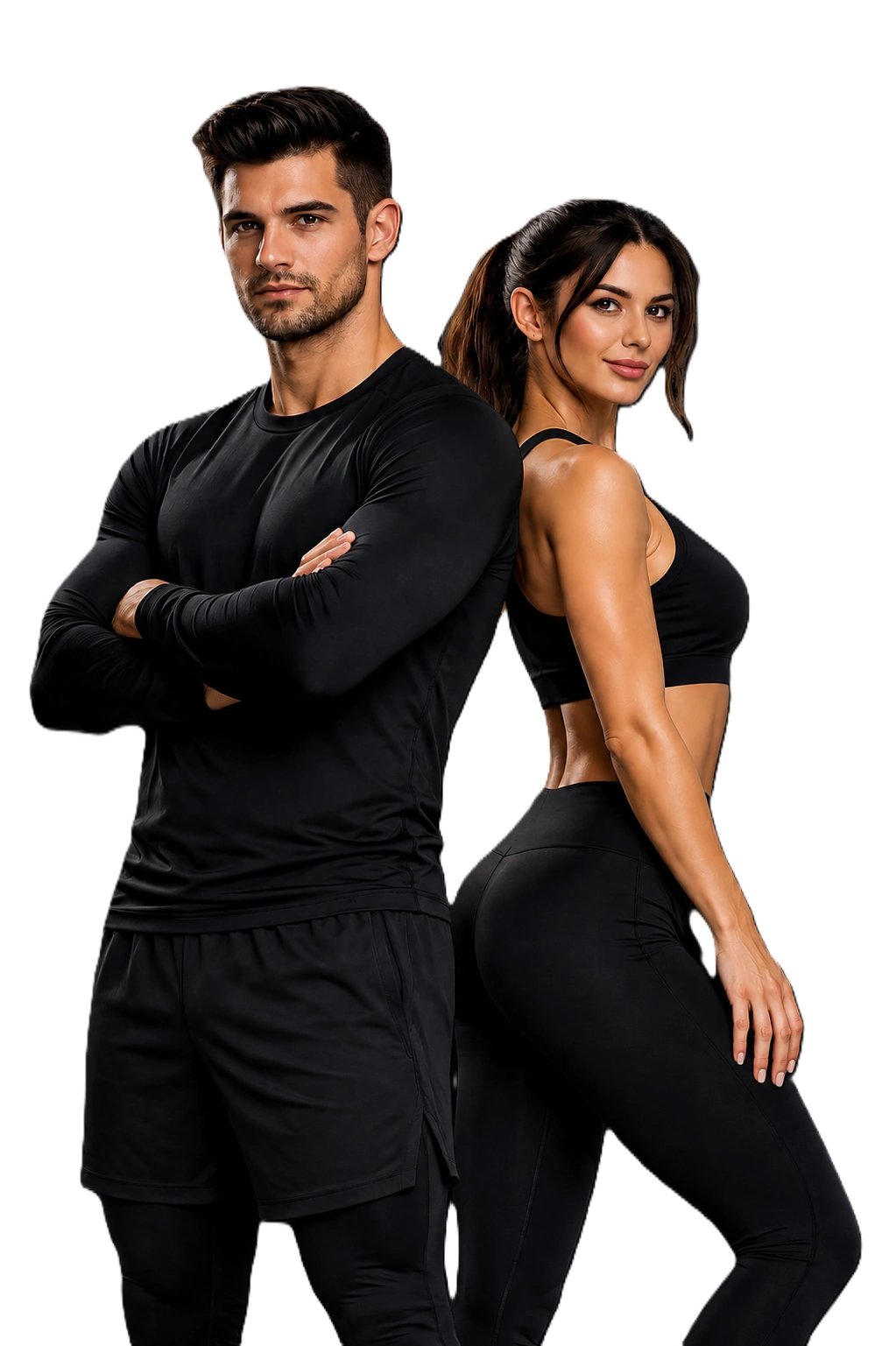 Modelos usando ropa deportiva Core Fit